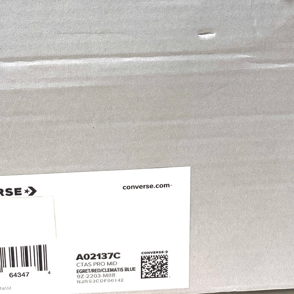 Converse CONS Chuck Taylor All Star Pro Mid Top Womens Egret Blue Canvas A02137C - Picture 6 of 7